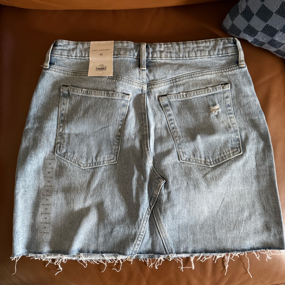 Blue Relaxed Skirt for Effortless Style